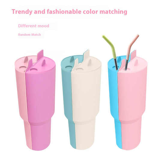 Liner 40oz Vacuum Cup Multi- Double-layer Silicone Drinking Liner