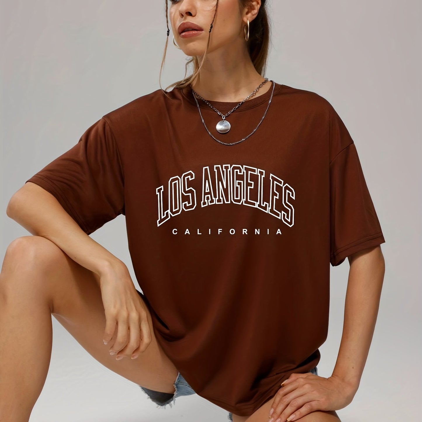 Womens Soft & Lightweight Solid Color T-Shirt