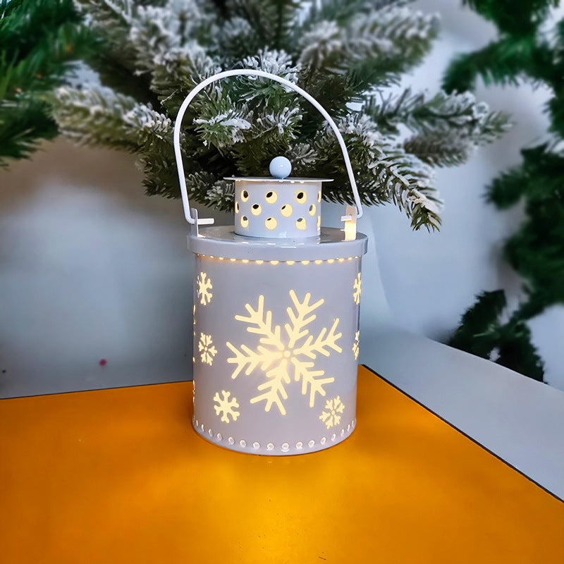 Christmas LED Candle Lantern – Nordic Holiday Decoration