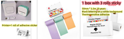 Mini Bluetooth Thermal Printer — Portable Inkless Photo & Label Maker