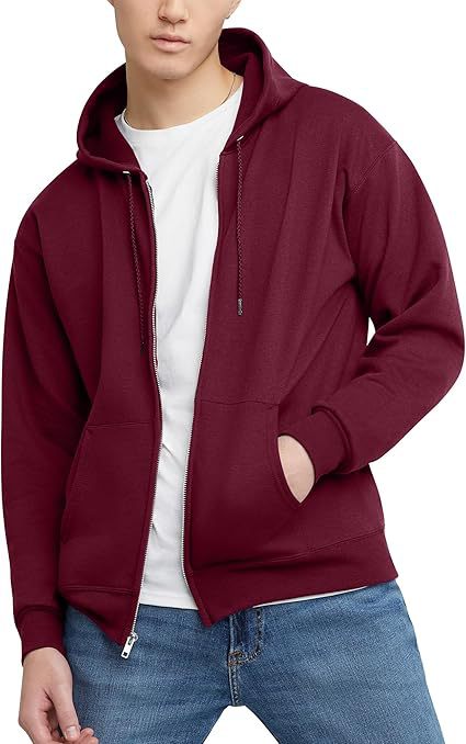 Men’s American Fashion Hooded Zip Sweatshirt – Casual Cotton Pullover