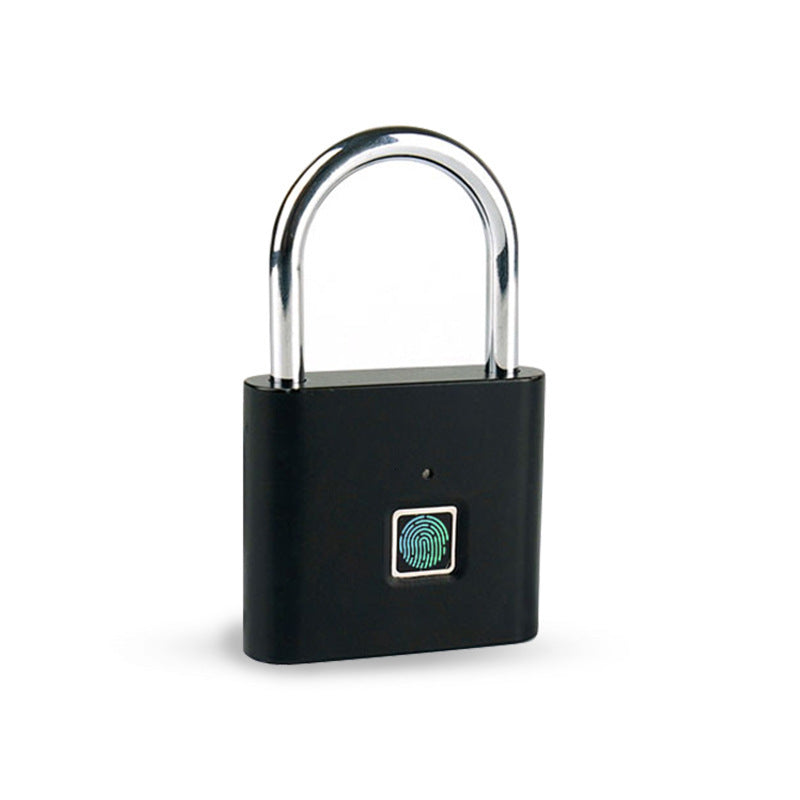 Compact Smart Fingerprint Padlock - Waterproof, Keyless Security, USB Rechargeable, Lightweight Zinc Alloy