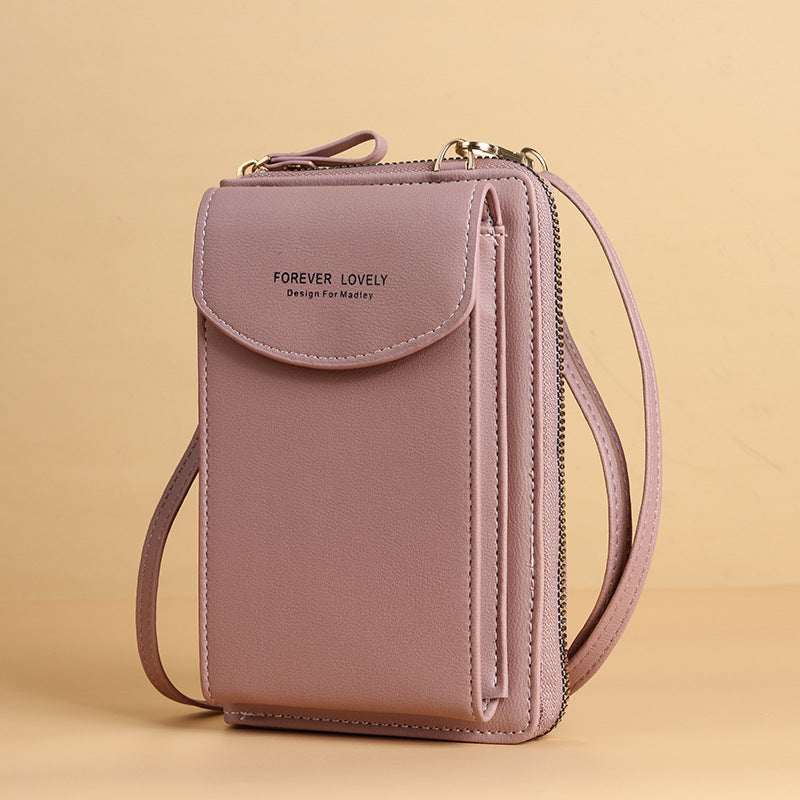 Trendy Letter-Design PU Leather Crossbody Bag for Daily Use