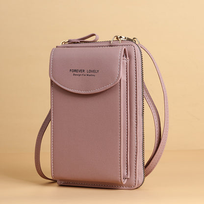 Trendy Letter-Design PU Leather Crossbody Bag for Daily Use