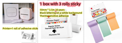 Mini Bluetooth Thermal Printer — Portable Inkless Photo & Label Maker