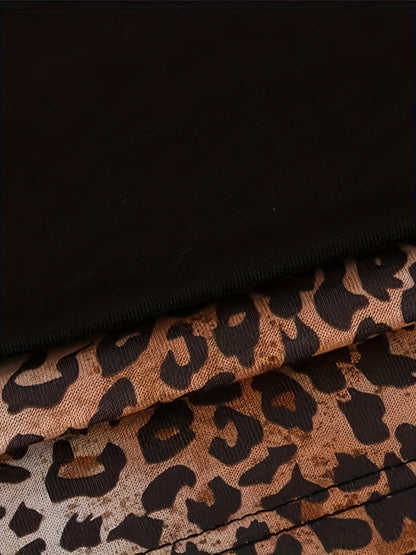 Long Sleeve Plaid Print Deep V Neck Casual T-shirt