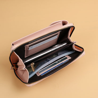 Trendy Letter-Design PU Leather Crossbody Bag for Daily Use