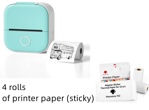 Mini Bluetooth Thermal Printer — Portable Inkless Photo & Label Maker