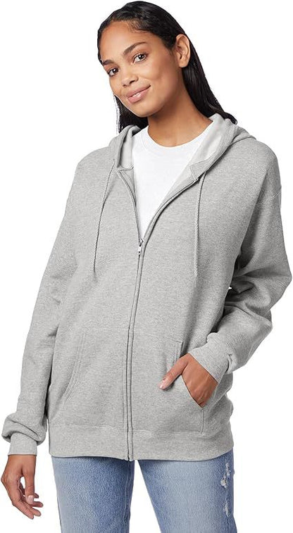 Men’s American Fashion Hooded Zip Sweatshirt – Casual Cotton Pullover