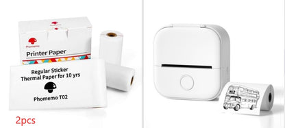 Mini Bluetooth Thermal Printer — Portable Inkless Photo & Label Maker