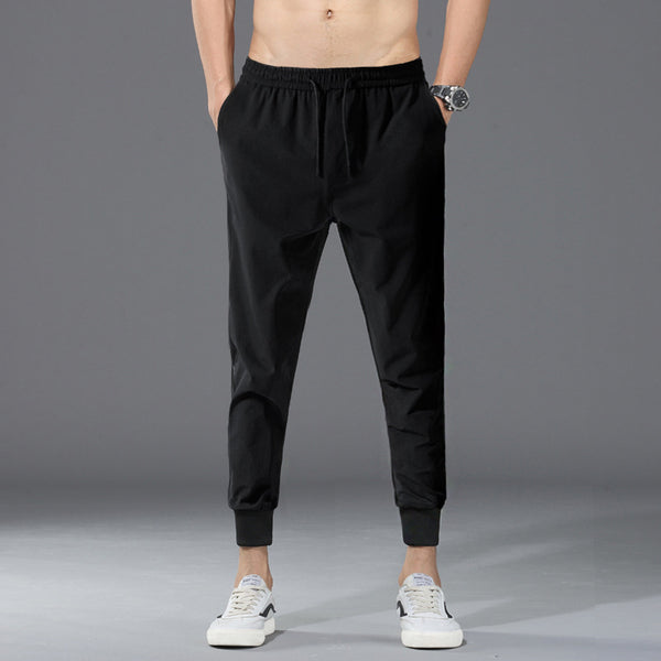 Men’s Loose Ankle-Length Pants – Breathable Casual Sports Trousers