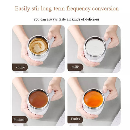 Rechargeable Automatic Self Stirring Coffee Mug – Magnetic Mixing Cup
