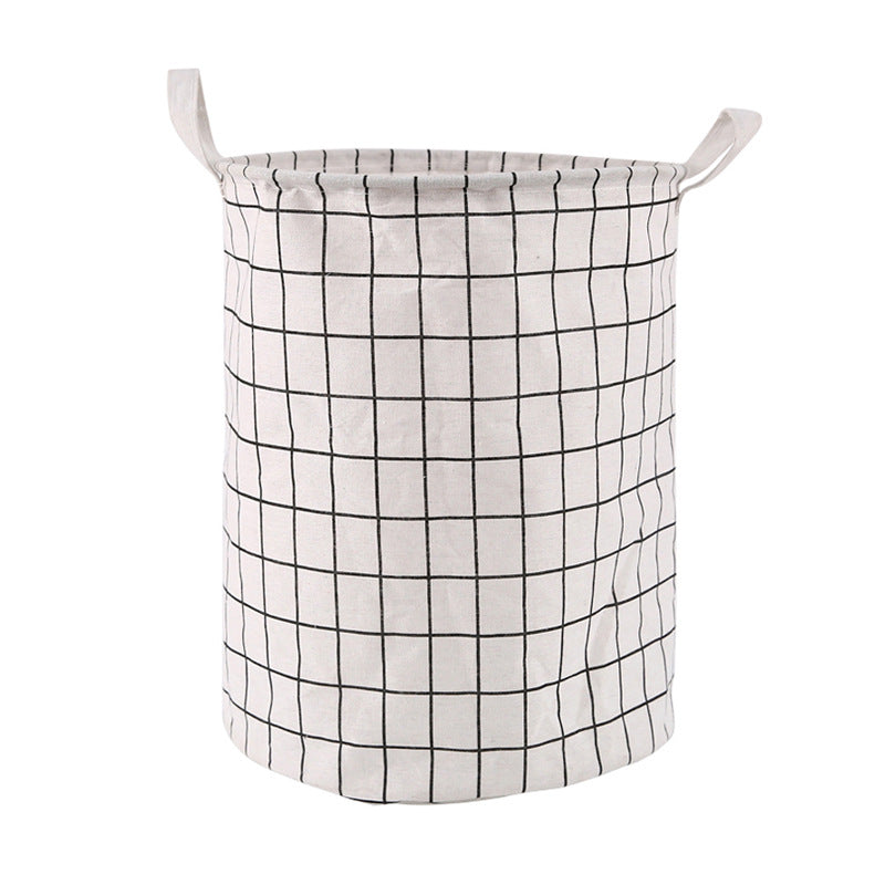 Portable Laundry Hamper – Round Storage Bucket