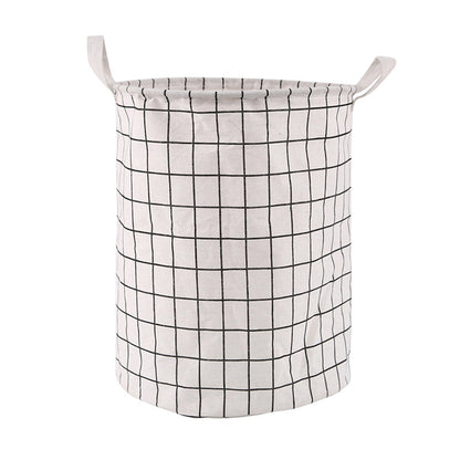 Portable Laundry Hamper – Round Storage Bucket