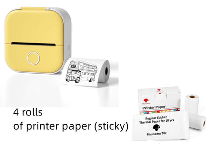 Mini Bluetooth Thermal Printer — Portable Inkless Photo & Label Maker