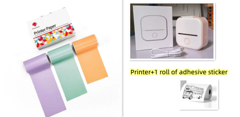 Mini Bluetooth Thermal Printer — Portable Inkless Photo & Label Maker