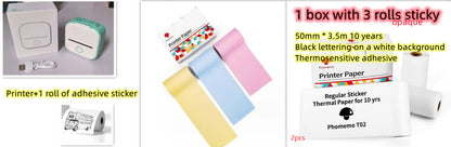 Mini Bluetooth Thermal Printer — Portable Inkless Photo & Label Maker