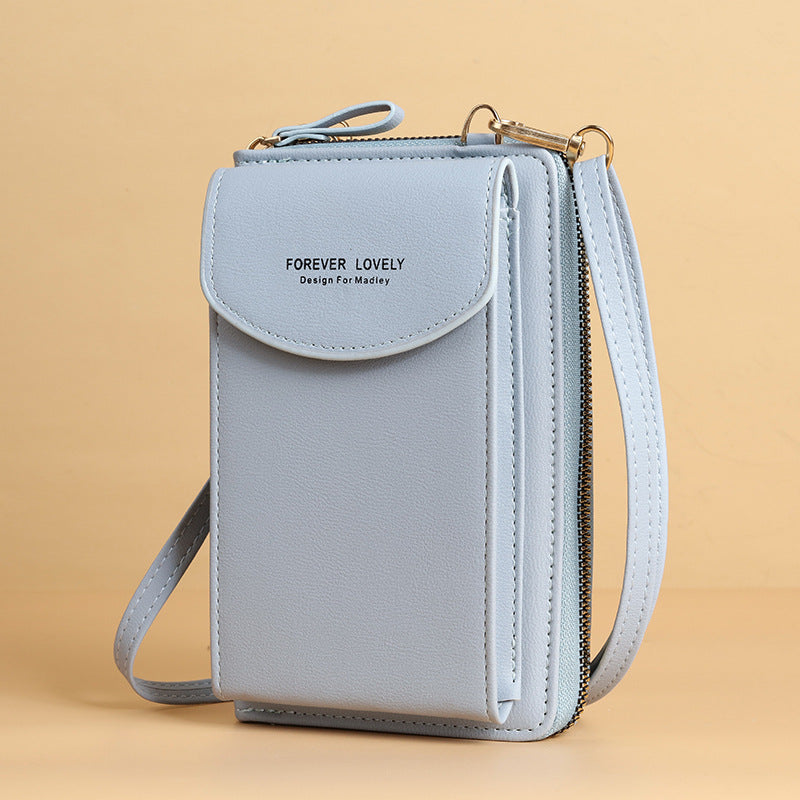 Trendy Letter-Design PU Leather Crossbody Bag for Daily Use