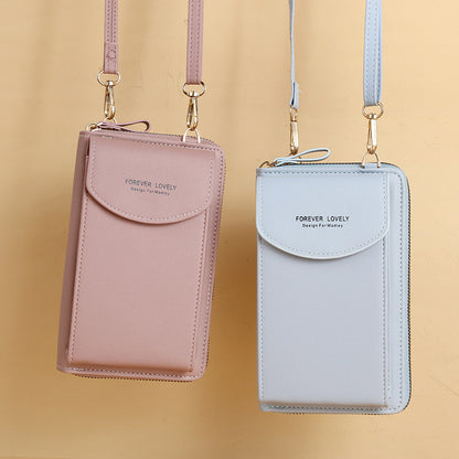 Trendy Letter-Design PU Leather Crossbody Bag for Daily Use