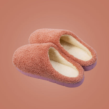 Unisex Warm Winter Home Slippers – Soft Cotton Indoor Shoes