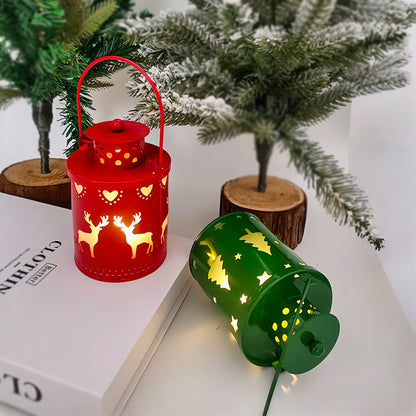 Christmas LED Candle Lantern – Nordic Holiday Decoration