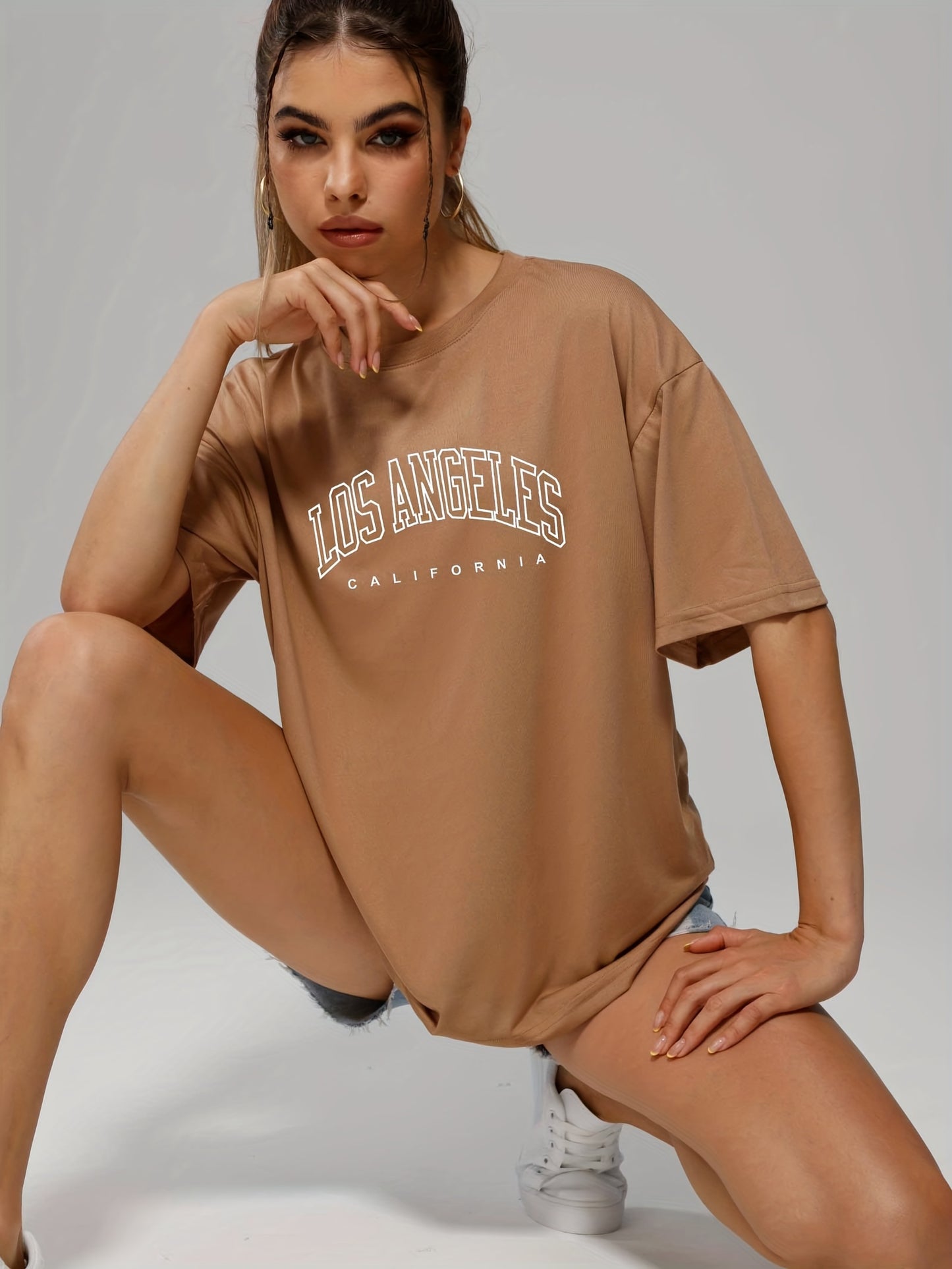 Womens Soft & Lightweight Solid Color T-Shirt