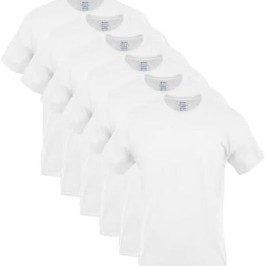 Cotton Solid Color Short Sleeve Men