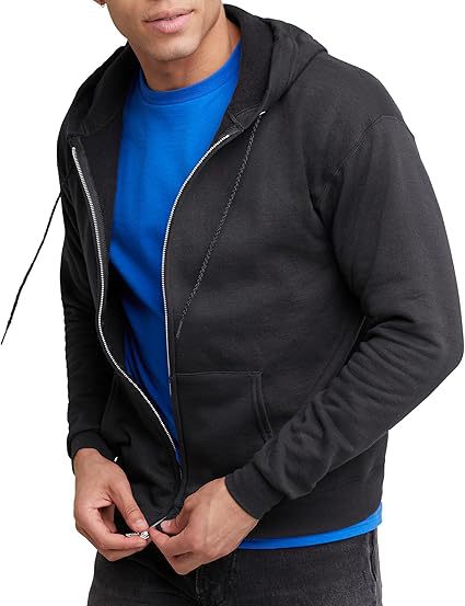 Men’s American Fashion Hooded Zip Sweatshirt – Casual Cotton Pullover