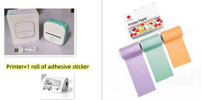 Mini Bluetooth Thermal Printer — Portable Inkless Photo & Label Maker