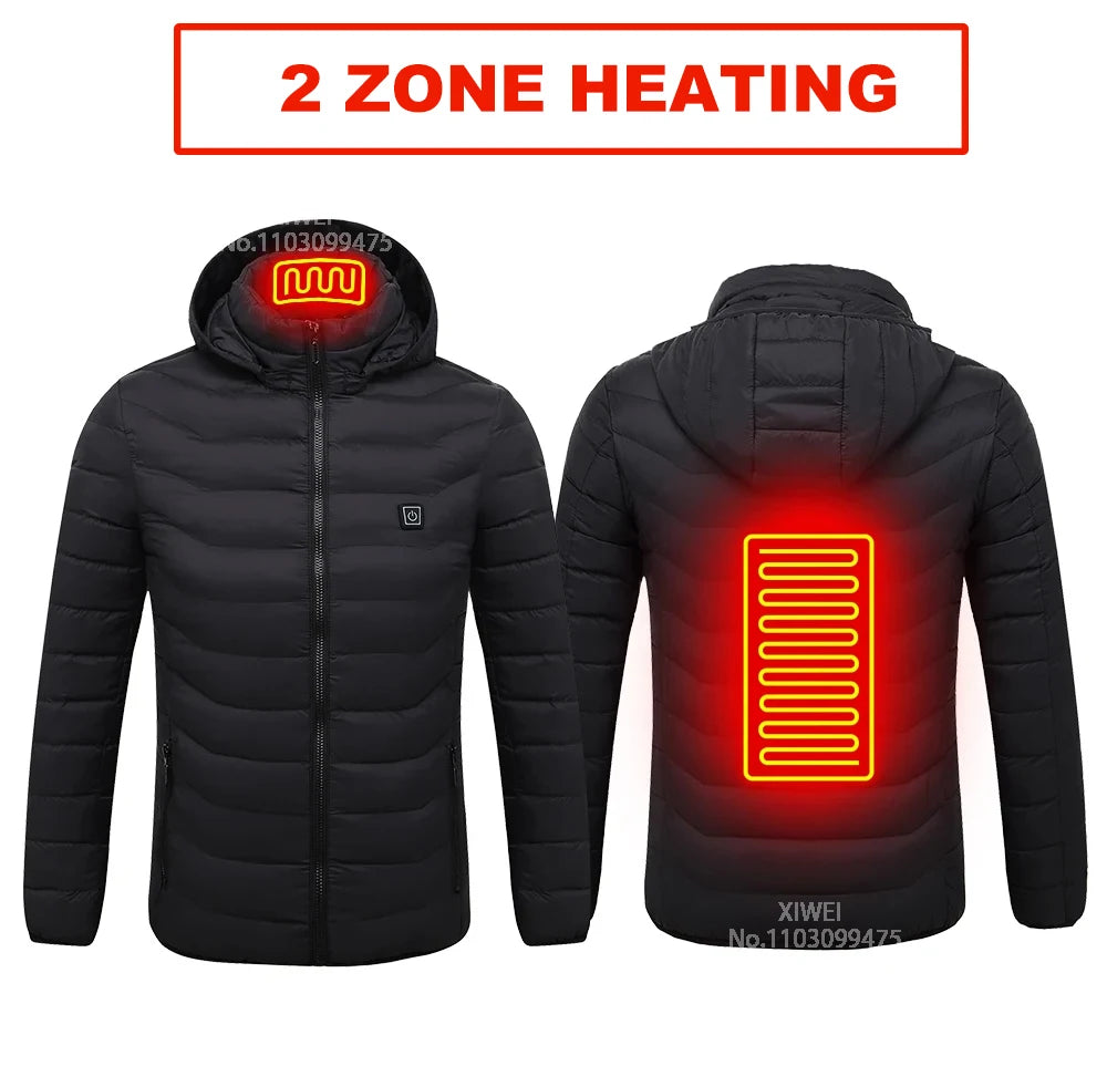 Heated Jacket Men Warm Vest USB Self Heating Jacket