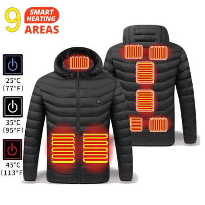 Heated Jacket Men Warm Vest USB Self Heating Jacket