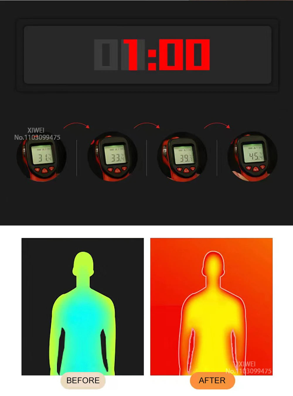 Heated Jacket Men Warm Vest USB Self Heating Jacket