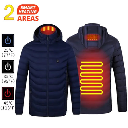 Heated Jacket Men Warm Vest USB Self Heating Jacket