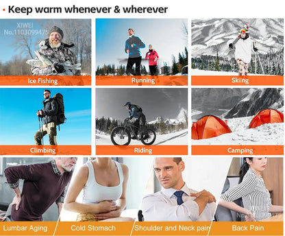 Heated Jacket Men Warm Vest USB Self Heating Jacket