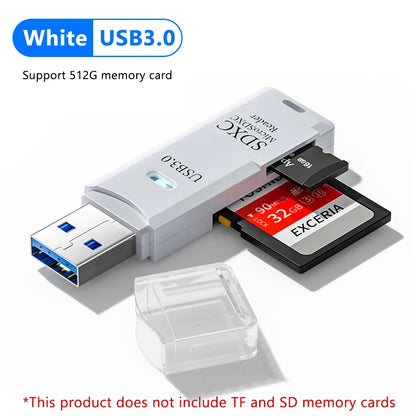 2 in 1 USB 3.0 Card Reader For PC Laptop Accessories