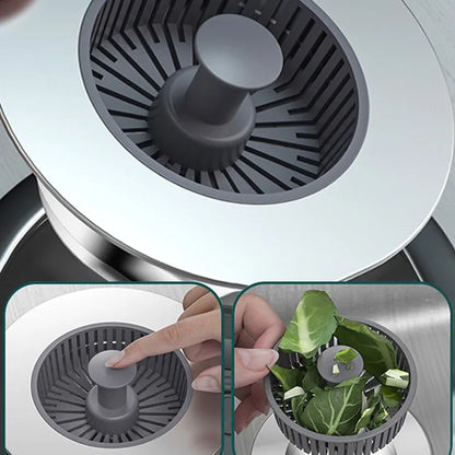 Kitchen Sink Strainer & Drain Stopper – Pop-Up Food Waste Filter
