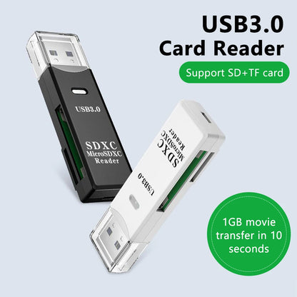 2 in 1 USB 3.0 Card Reader For PC Laptop Accessories