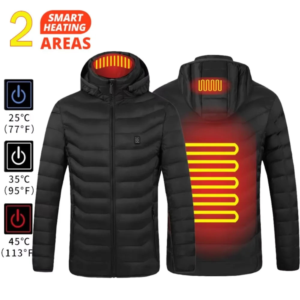 Heated Jacket Men Warm Vest USB Self Heating Jacket