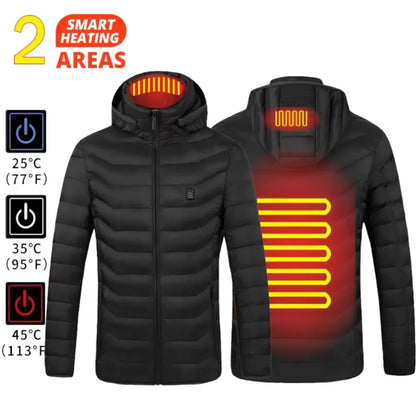 Heated Jacket Men Warm Vest USB Self Heating Jacket