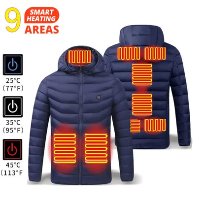 Heated Jacket Men Warm Vest USB Self Heating Jacket