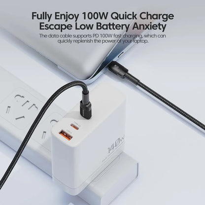 Toocki 100W Quick Charge 4.0 Fast Charging Type C to Type C