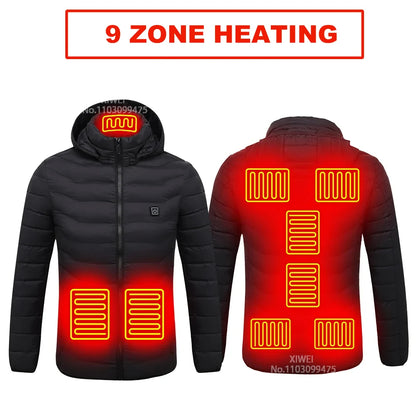 Heated Jacket Men Warm Vest USB Self Heating Jacket