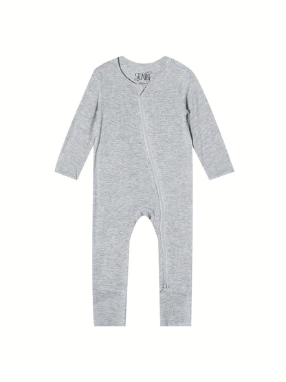 SCAINF & Bamboo Fiber Full-Zip Jumpsuit
