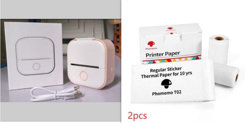Mini Bluetooth Thermal Printer — Portable Inkless Photo & Label Maker