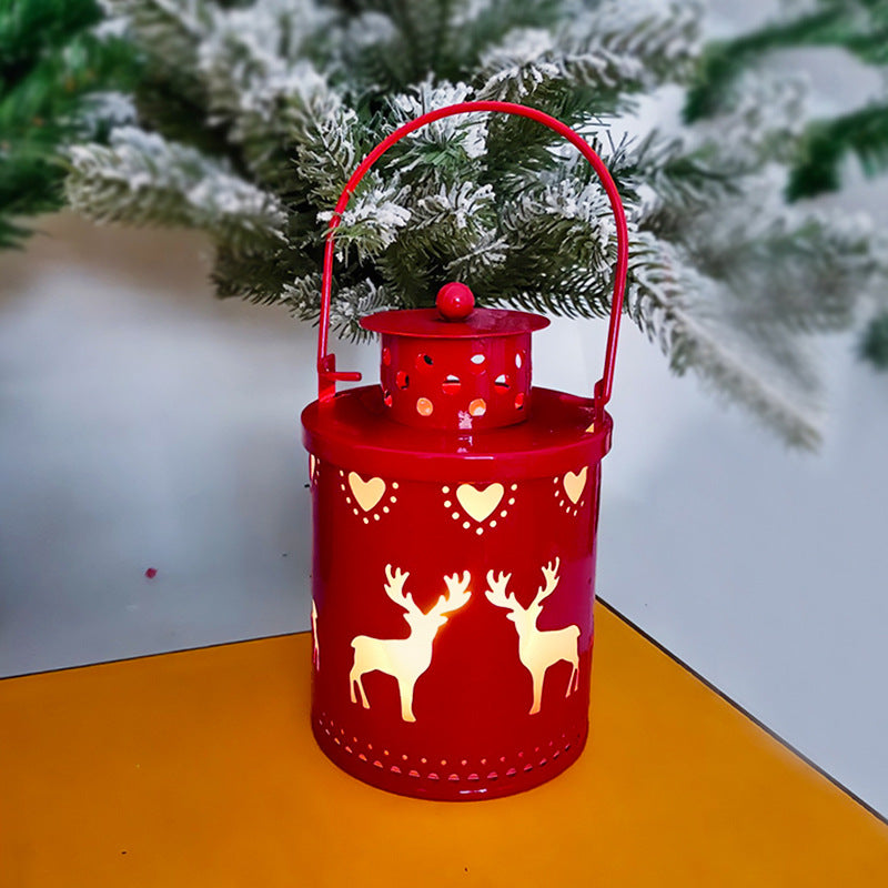Christmas LED Candle Lantern – Nordic Holiday Decoration