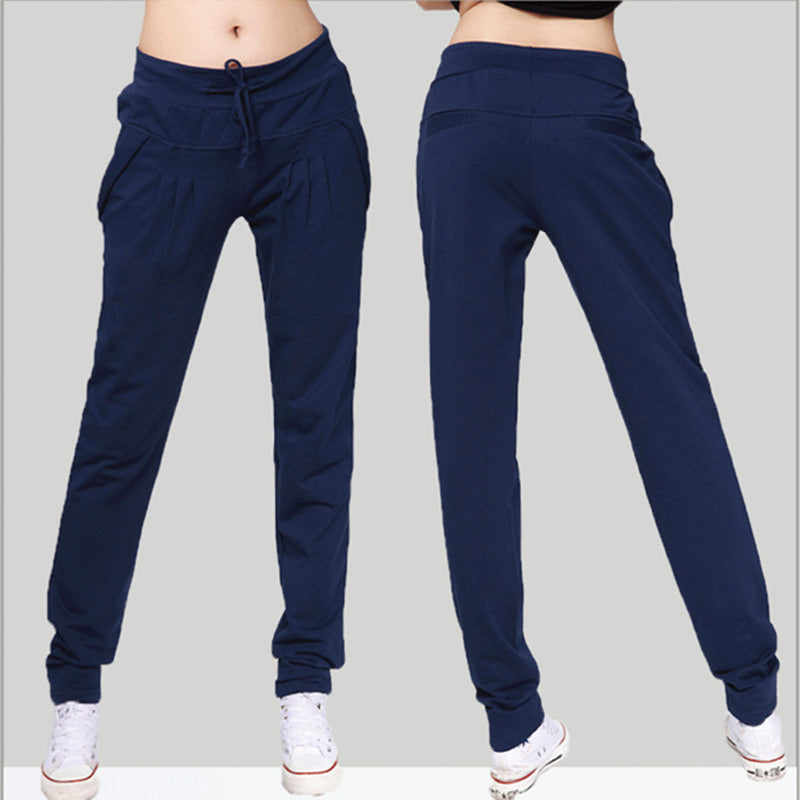 Women’s Fleece-Lined Loose Sports Trousers – Warm & Cozy Fit
