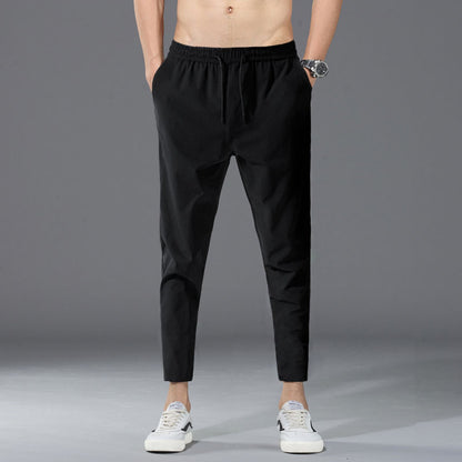 Men’s Loose Fashion Ankle-Length Pants – Breathable Casual Sports Trousers