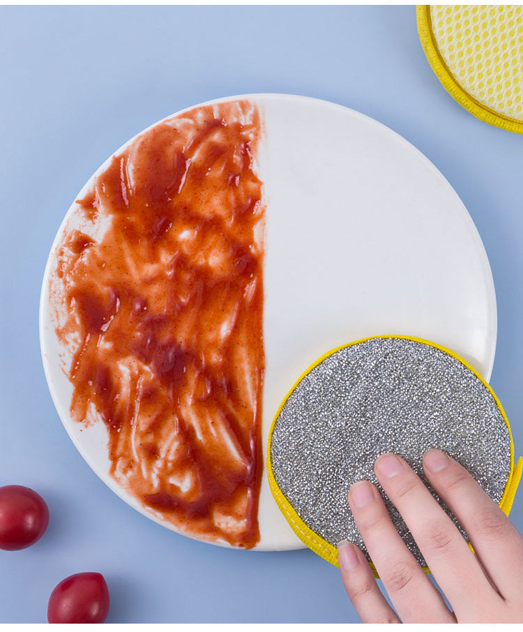 5/10pcs, Double Side Dishwashing Sponge Pan Pot Dish Wash Sponges Household Cleaning Tools