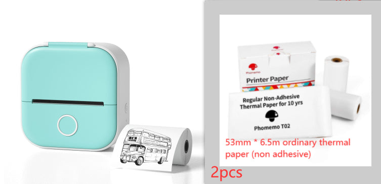 Mini Bluetooth Thermal Printer — Portable Inkless Photo & Label Maker