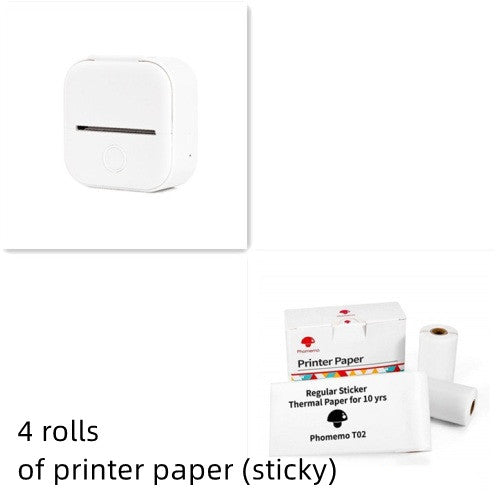 Mini Bluetooth Thermal Printer — Portable Inkless Photo & Label Maker